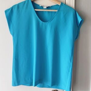 Diane Von Furstenberg Sky Blue Blouse
